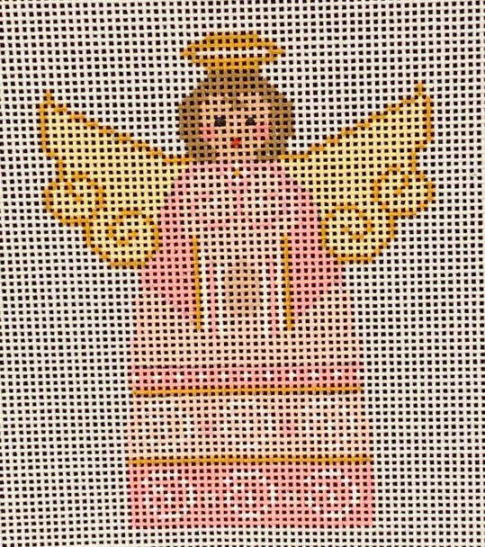 CH-443 Nativity Angel 3x4 18 Mesh CH Designs