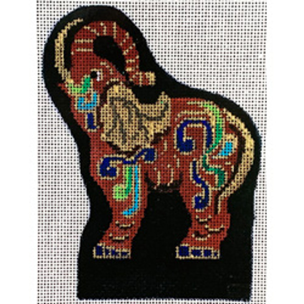 2040 CLO cloisonne elephant 04 x 05 18 Mesh Patti Mann