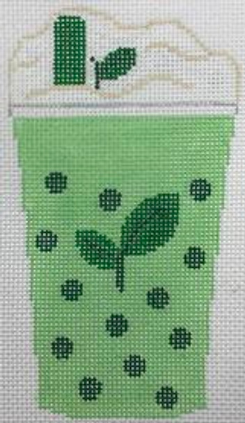 RD 306 Green Cup 18M Rachel Donley Needlepoint Designs