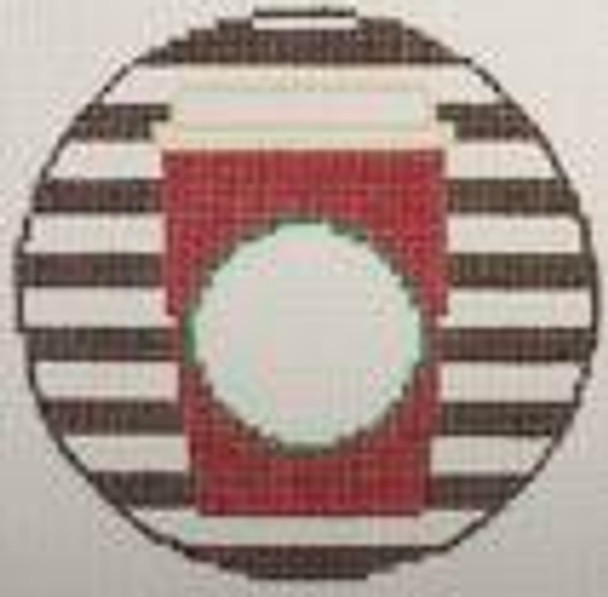 RD 290 Holiday Cup Round Rachel Donley Needlepoint Designs