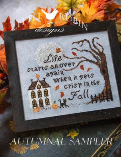 Autumnal Sampler 105w x 86h Little Robin Designs 21-2793 YT