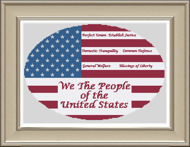 We The People 196 x 134 by Salty Stitcher YT