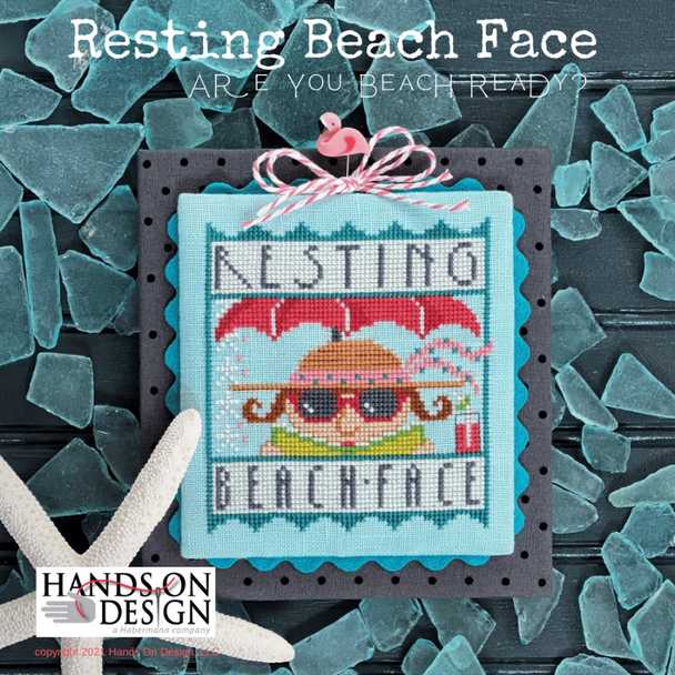 Resting Beach Face 61 x 65 Hands On Design YT