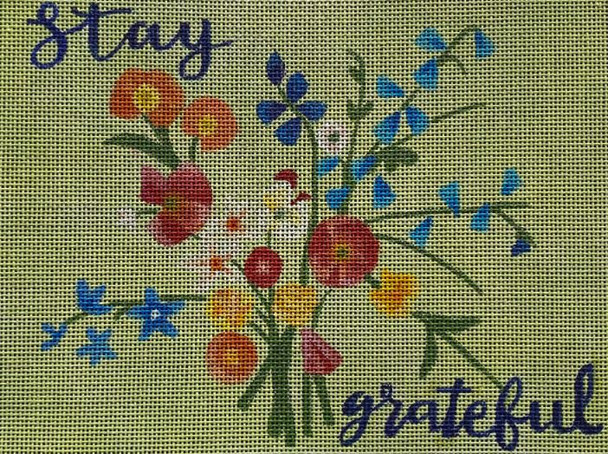 ME133 Stay Grateful 6"x8" 18 Mesh Madeleine Elizabeth 