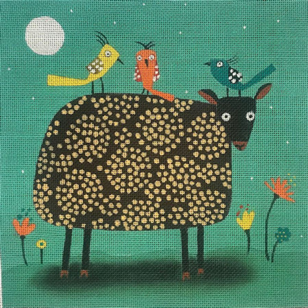 MAGGIE & CO. M-2089	Black Sheep © Terry Runyan  9 x 9" 18 Mesh