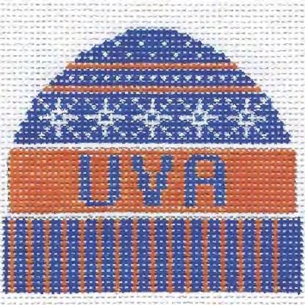 University of Virginia 3.5 x 4 18 Mesh Doolittle Stitchery H394