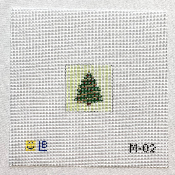 M-02 Christmas Tree 2wx2h 18 Mesh  LAUREN BLOCH DESIGNS