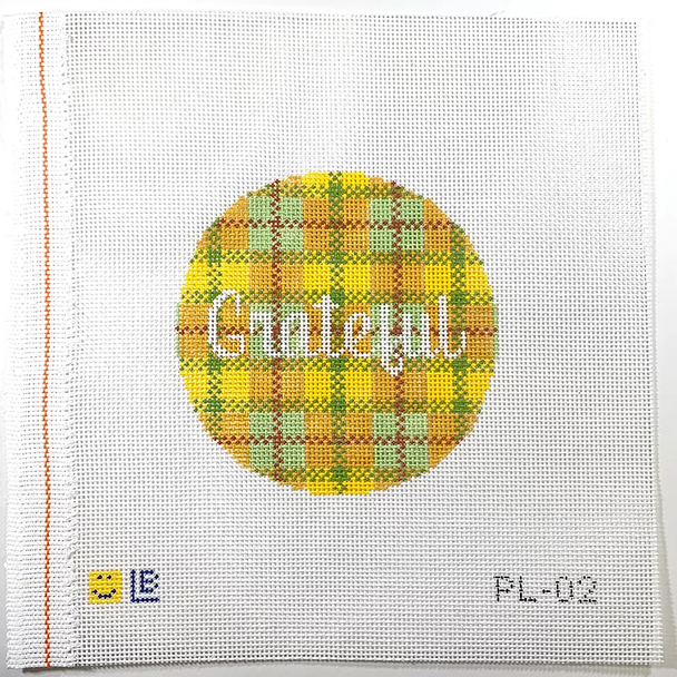 PL-02 Grateful, Plaid 4" round 18 Mesh LAUREN BLOCH DESIGNS