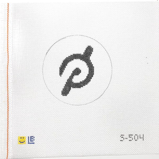 S-504 Peloton Logo 3.5" round 18 Mesh LAUREN BLOCH DESIGNS