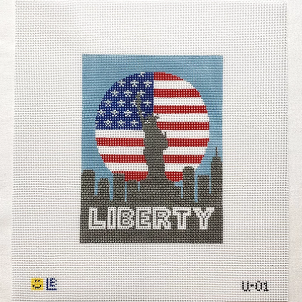 U-01 Liberty Moon 4.75w x 6.25h 18 Mesh LAUREN BLOCH DESIGNS