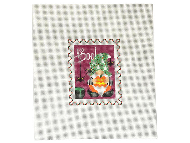 WS-051 Halloween 3.25” wide by 4” tall 18 MESH POSTAGE STAMP WIPSTITCH Needleworks!