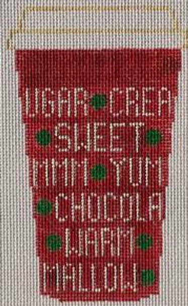 RD 324 Cocoa Cup 18M Rachel Donley Needlepoint Designs