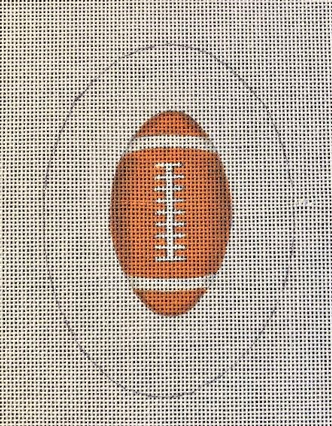 HO3272 FOOTBALL OVAL  5 inch, 18 mesh Raymond Crawford Designs 