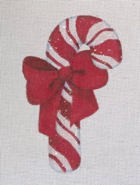 HO3094 Red Candy Cane Ornament 18 mesh Raymond Crawford Designs 