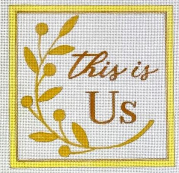 HO3262 THIS IS US 5×5 inches 13 Mesh Raymond Crawford Designs