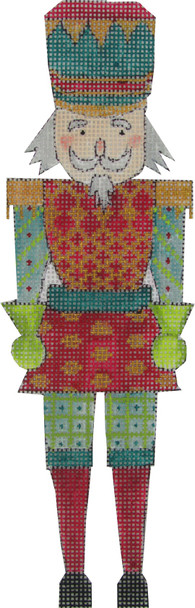 N-225B PATCHWORK NUTCRACKER 2 2.5X8 18 Mesh Renaissance Designs