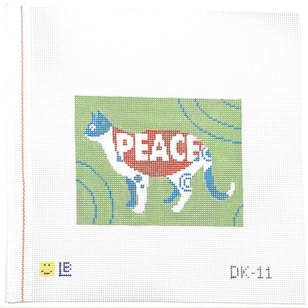 DK-11 Peace Cat 18 Mesh  LAUREN BLOCH DESIGNS