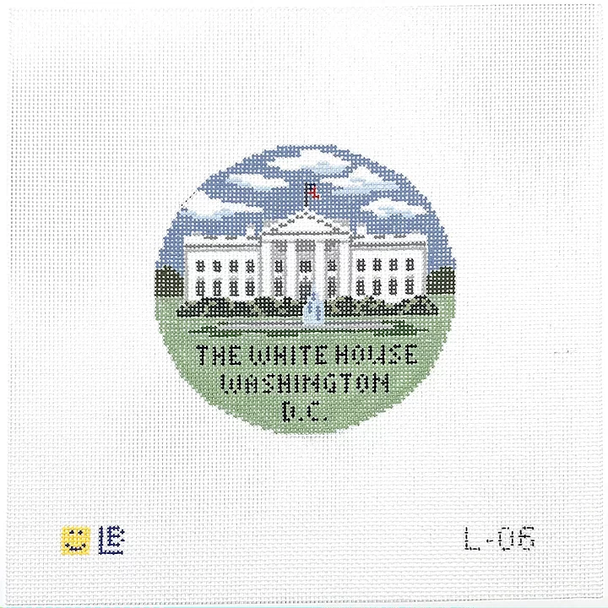 L-06 The White House 4" round 18 Mesh LAUREN BLOCH DESIGNS