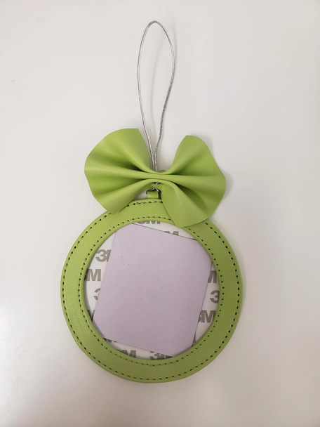 Lime Self-Finishing Ornament 5 inch Round  with a 4 inch insert PLANET EARTH