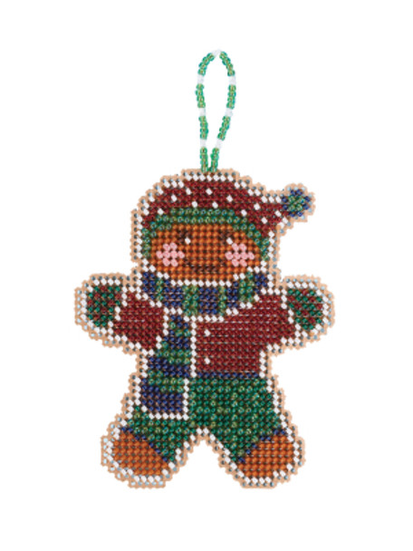 MH212111 Gingerbread Lad (2021) Seasonal Ornament Mill Hill Kit