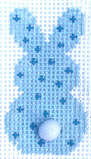 HB-36 Mini - Blue Bunny Tails 1 1⁄8" x 1 7⁄8" 18 Mesh Hummingbird Designs