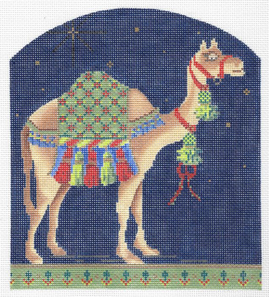 KAH30-18 The Grand Camel 6.5"w x 7.5"h 18 Mesh With Stitch Guide KELLY CLARK STUDIO, LLC