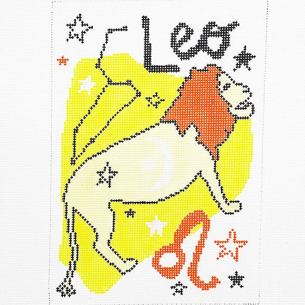 AO1325 Leo Lee's Needle Arts Hand-painted canvas By Vicky Yorke 5"w x 7"h - 18 Mesh