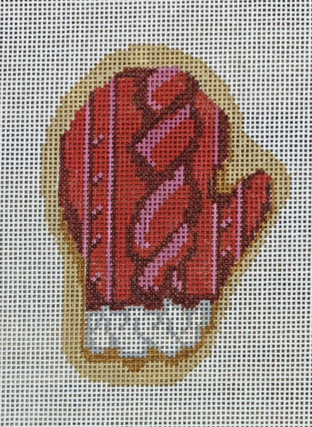 LL-COOK-06 Mitten Cookie 3" x 4"  18  Mesh LauraLove Designs