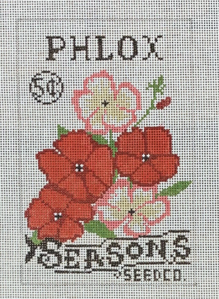 LL-SEED-12  Phlox Seed Packet 4" x 6" 18 Mesh LauraLove Designs