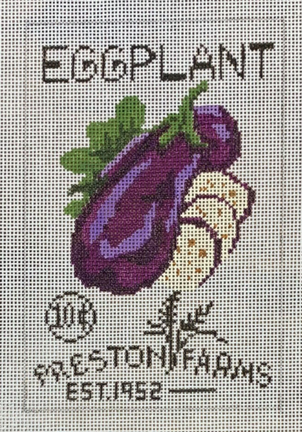 LL-SEED-017a Eggplant Seed Packet 4" x 6" 18 Mesh LauraLove Designs