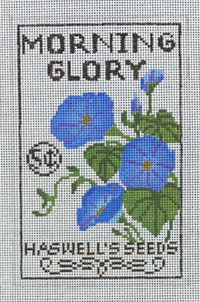 LL-SEED-03b Morning Glory Seed Packet  13 Mesh 5.5" x 8.3"  LauraLove Designs
