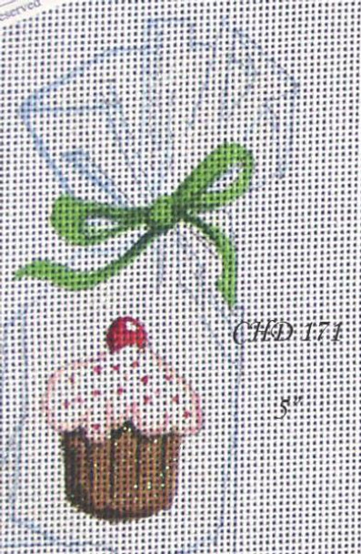 CHD171 Cupcake 5" x 5" 13 Mesh  Deux Amis 