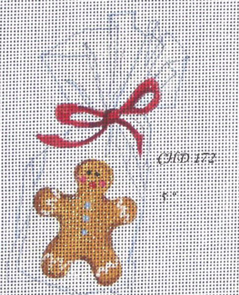 CHD172 Gingerbread Man 5" x 5" 18 Mesh  Deux Amis 