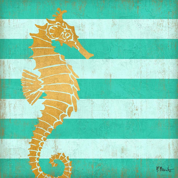 PB16786A2 Gold Coast Seahorse 4 x 4 13 Mesh Paul Brent The Collection Designs