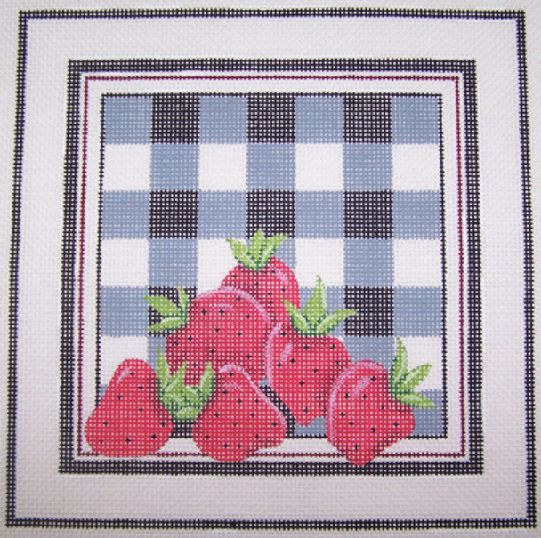 Fruits and Veggies:P151 Strawberries/Plaid 13 Mesh The Collection Designs!