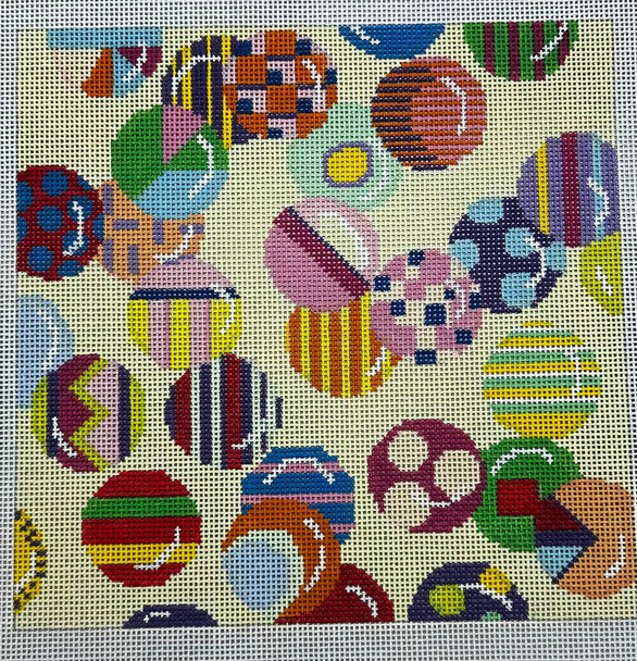 PM1509 Lost Marbles 6 3/4x 6 3/4 18 Mesh Penny MacLeod