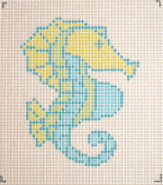 K76  7 MESH Seahorse 5x7 The Collection Designs!