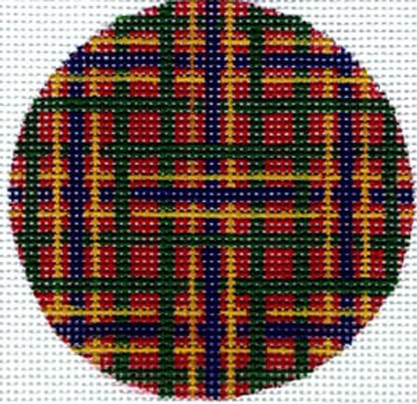 FL-106b Plaid Red Background 18 Mesh The Meredith Collection