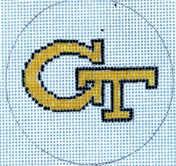 FL-104gt Georgia Tech 3" Round 18 Mesh The Meredith Collection
