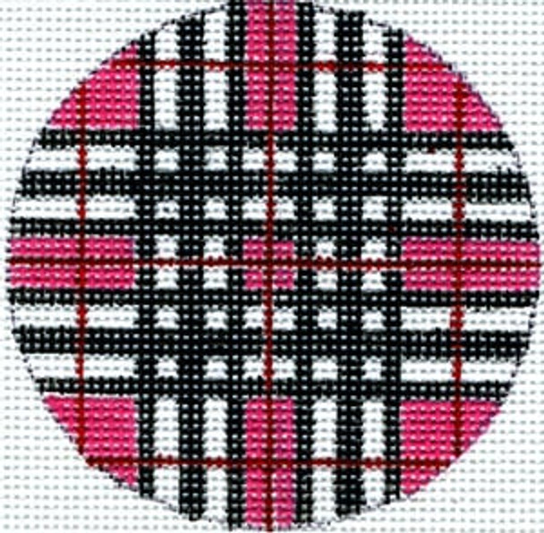 FL-106a Preppy Plaid Pink 18 Mesh The Meredith Collection