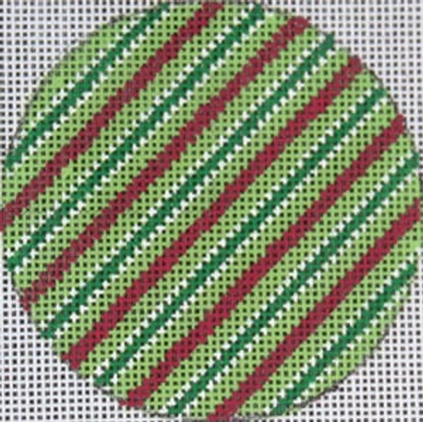 FL-106d Diagonal Stripes G & P 18 Mesh The Meredith Collection