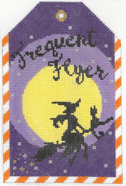 H-9d Frequent Flyer 6 1/4 x 4 1/4 18 Mesh HALLOWEEN The Meredith Collection