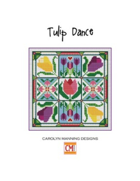 Tulip Dance 93w x 93h by CM Designs 22-1003 YT