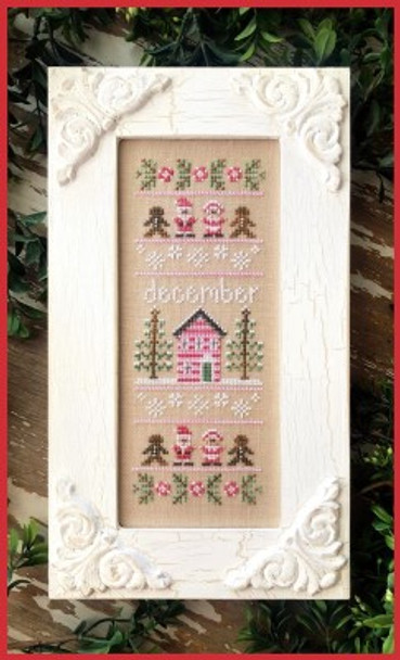 Sampler Of The Month - December 45w x 125h by Country Cottage Needleworks 21-2480 YT