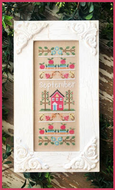 Sampler Of The Month - September 45w x 125h by Country Cottage Needleworks 21-1976  YT