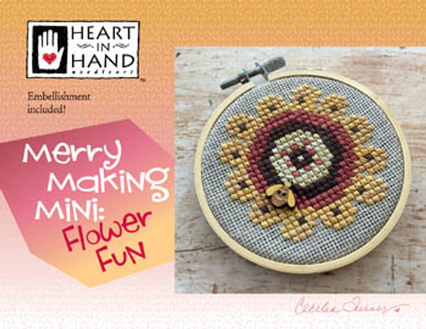 Merry Making Mini - Flower Fun by Heart In Hand Needleart 21-2023 YT