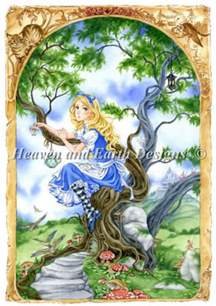 Alice In Wonderland by Heaven And Earth Designs 21-1817