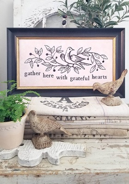 Gather Here 283W x 122H by Hello From Liz Mathews 21-1495 YT