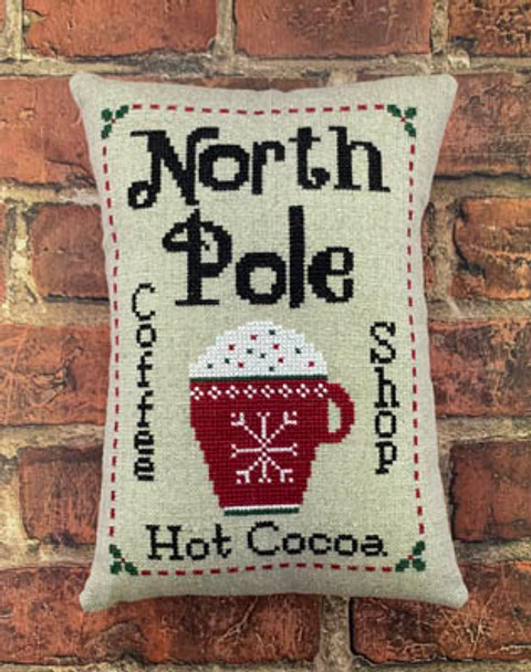 North Pole Coffee 74w x 108h by Needle Bling Designs 21-2043 YT NBD184