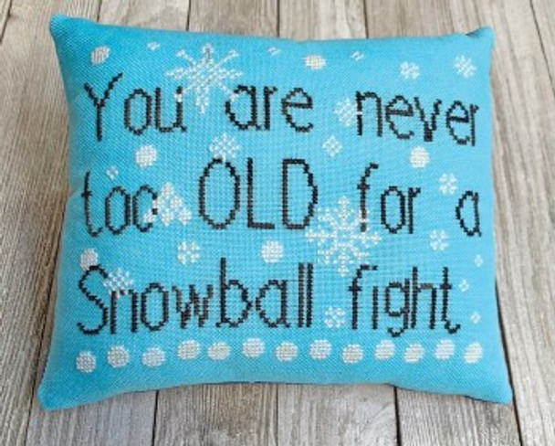 YT NBD198 Snowball Fight 100w x 80h by Needle Bling Designs